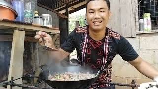 Losun Bunga Kantan masak sos cili padi campur dading Babi Rasa supnya sampai naik buluh roma kita