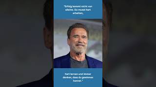 Arnold Schwarzenegger Zitat (Company 4 You & Me ®)