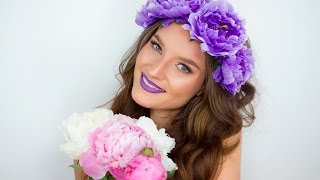 PURPLE LIPS!  Summer Makeup Tutorial  |  selmaemilia