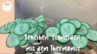 Scheiben schneiden und auch richtige Raspel mit dem Thermomix - Jaaaaaaaaa es geht!