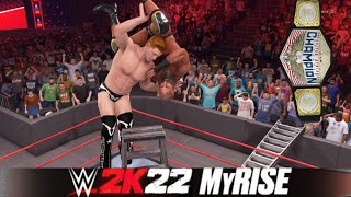 WWE 2K22 MyRise - Ladder Match for U.S. TITLE!