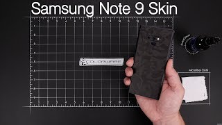 Samsung Note 9 ColorWare Skin Installation