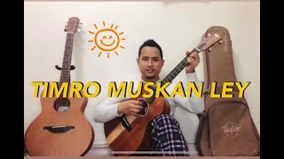 TIMRO MUSKAN LEY ~ ANMOL GURUNG || LIVE COVER BY ABHISHEK PRADHAN