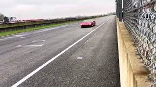 Ferrari on circuit