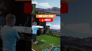 🔥 Finish on #simgolf Tour! #golf #golfsimulator #gspro