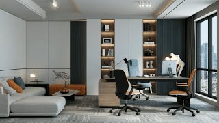 Modern Office Room Design in SketchUp + V-Ray: A Step-by-Step Guide! || RK STUDIO ||