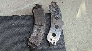 Suburban 2002 rear brake pad, caliper, rim, bracket fail by froggy