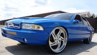 Veltboy314 - Turbo LS-3 '96 Impala SS,  Rawhide Rust Leather, 26" Corleone Forged Wheels - ATL