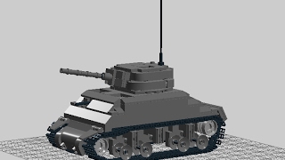 How to make a Lego M4 Sherman Instructions