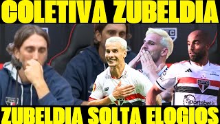 ZUBELDIA ELOGIA MUITO O TIME EM COLETIVA | COLETIVA ZUBELDIA