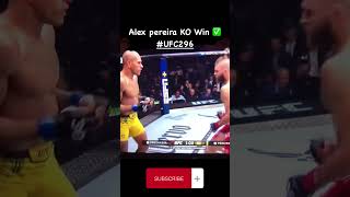 Alex Pereira With a Powerful Elbow #ufc #alexpereira #shorts