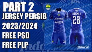 Redesign Cara Membuat Desain Jersey Persib 2023/2024 Di pixellab Free PLP Free Psd