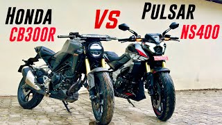 Pulsar NS400z Vs Honda CB300R Detailed Comparison ! CB300R or NS400z ?