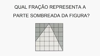 Exercício de frações em figuras com geometrias