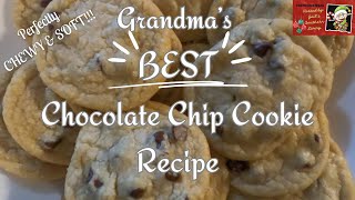 Grandma's BEST Chocolate Chip Cookie Recipe // Family Secret!! #christmascookies  #ElfCookies23