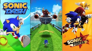 Sonic Dash - Sonic Forces & Angry birds || Destroy spikes || Boss Battle Eggman .