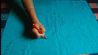 খুব সহজে সিম্পল নকশী কাথার ডিজাইন || smiple nokshi katha design ||