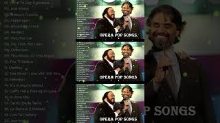 Tim To Say GoodBye - Andrea Bocelli, Luciano Pavarotti Greatest Hits#opera#shorts