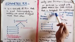 Asymmetric Pcr || Late pcr modification