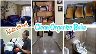 Clean and Organize with me || My Bread Recipe || Getting back on track || 6wks postpartum