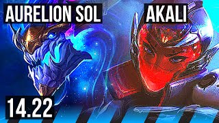 AURELION SOL vs AKALI (MID) | 9/1/13, Legendary | KR Grandmaster | 14.22