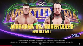 WWE 2K19 || John Cena vs Undertaker Hell in a Cell match || Gameplay