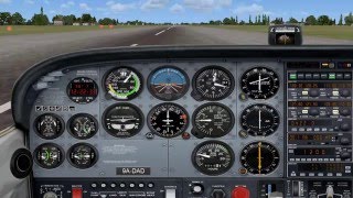 How to fly a DME Arc using NDB -  FSX Demonstration