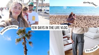 VLOG | Try-On Haul, Weekend Getaway, Q&A: Moving? Baby Number 2? | Annie Jaffrey