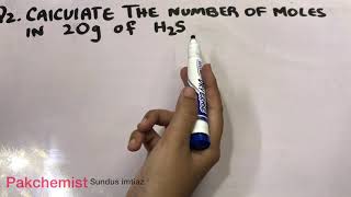 How To Calculate the Number of Moles from Mass | mole- mass Relation