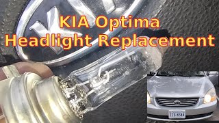 KIA Optima Headlight Replacement