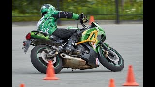 Gymkhana Kawasaki ER6-F 40.03 sec Pita GP 18/08/2017 (Pita ぴたGP)