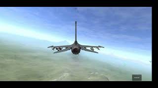 f-16 combat run with my wing men