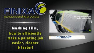 Finixa Masking Film, how to efficiently make a painting job easier, cleaner & faster!