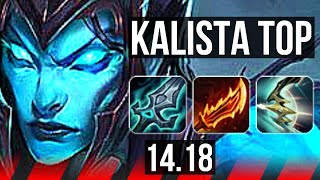 KALISTA vs GAREN (TOP) | 67% winrate, 11/2/10, 42k DMG, Dominating | EUW Diamond | 14.18