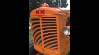 1955 Minneapolis Moline GB Diesel startup and walk around