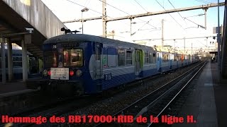 Hommage des BB17000+RIB de la ligne H.