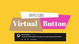 How To Create AR Vuforia 9 Virtual Button That Pop-Up Text Unity3D Augmented Reality Tutorial 2021