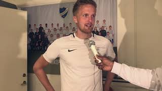 Kasper Larsen om sitt matchavgörande mål