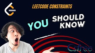 What Are LeetCode Constraints 🤔? How Can They Help You Crack Any Problem! 🫵🔥