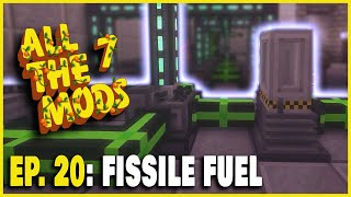 Mekanism Fissile Fuel Factory (For Beginners) | All The Mods 7 EPISODE 20