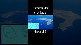 Thera Erupts & Plato's Atlantis (1 of 3) #history #atlantis #greek #crete #shorts