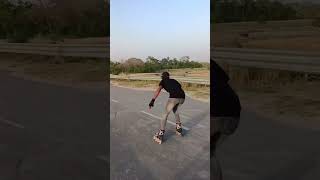 wait for end😱#sahebganj #skating#road#publicreaction😱😇#india#skater#roshan#youtubeshorts#viral#video