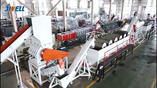 #Jwell#PP #PE #ABS #Crushing #Washing #Pelletizing #Recycling #Line   salat@jwell.cn