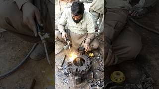 Tractor engine fry wheel repair 😱 #shorts #viralshorts #ytshorts