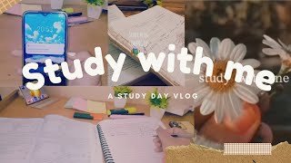 Study with me | A Study Vlog 📚| Calm lofi-beats ✨  , relaxing piano sounds