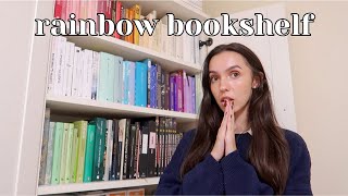 Re-organizando mi estantería por colores — "Rainbow bookshelf" | ¿Lo amas o lo odias?