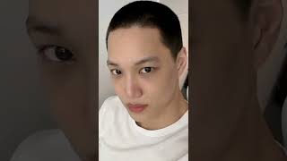 Bald EXO Kai 😍 Kai shaved his head in preparation to his military enlistment tomorrow 🥺 #kai