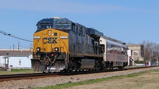 CSX W008, FRA Inspection Car clear Benson, NC