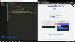 How to Install  Sweetalert 2