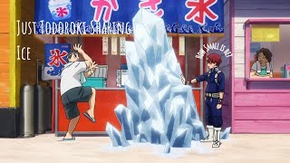 Just Todoroki sharing the Ice - My Hero Academia Heroes Rising #anime #short